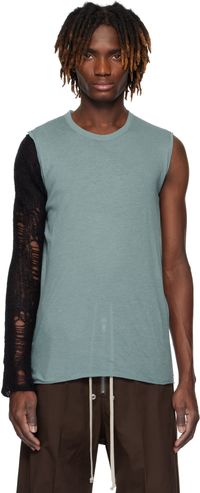 Rick Owens Blue Hollywood Basic SL Tank Top