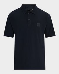 Men's Ghost Crepe Cotton Polo Shirt