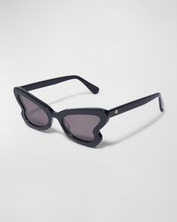 Peggy Acetate Butterfly Sunglasses