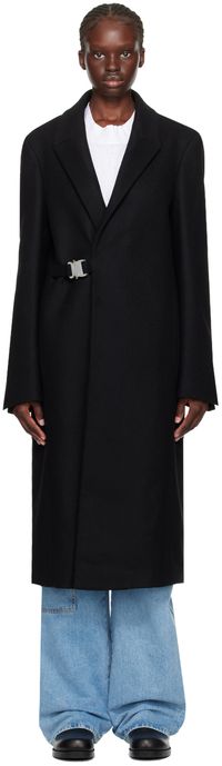 1017 ALYX 9SM Black Buckle Coat