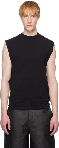 HELIOT EMIL Black Pleistos Tank Top