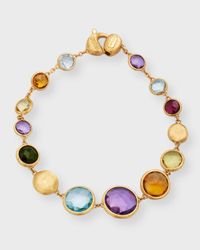 Jaipur Color 18K Yellow Gold Mixed Gemstone Bracelet