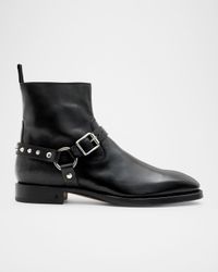 Men's Regent Harness Leather Ankle Boots