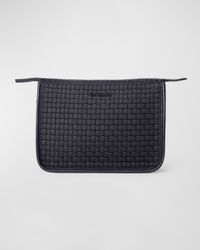 Micro Woven Nylon Clutch Bag
