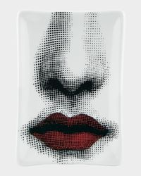 Rectangular Ashtray Bocca Red Lips