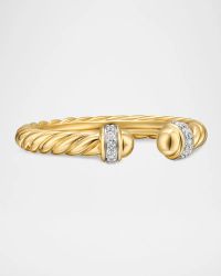 Modern Cable Band Ring in 18K Gold, 2.8mm
