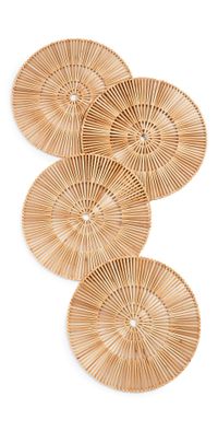 Kim Seybert Spoke Placemat Set of 4 Brown One Size