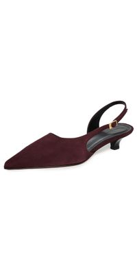 Mansur Gavriel Anna Slingback Heels Plum 36