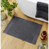 L'effet Papillon - Tapis de bain 100 coton peigné - Taille 50x70 - Orange
