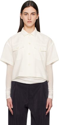 sacai Off-White Suiting Shirt