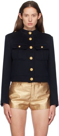 TOM FORD Navy Military Chasseur Jacket