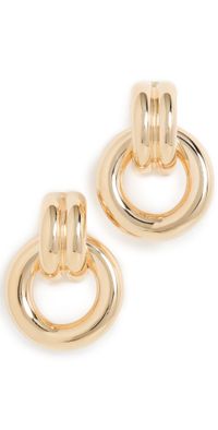 Jennifer Zeuner Jewelry Gina Earrings Gold One Size
