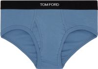 TOM FORD Blue Cotton Briefs