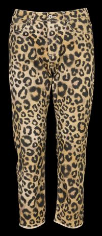 Please - Pantalon girlfriend en coton mélangé - Taille L - Beige
