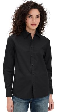 Nili Lotan Raphael Classic Shirt Black M