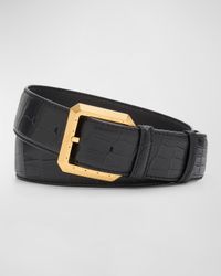 Men's Crocodile Leather Belt