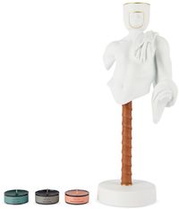 Ginori 1735 White 'L'Amante' Candle Set