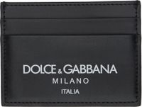 Dolce&Gabbana Black Calfskin Card Holder