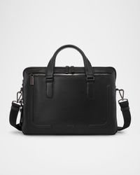 Harrison Sycamore Slim Leather Briefcase