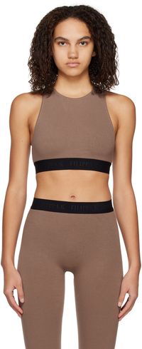 Filippa K Taupe Racer Back Tank Top