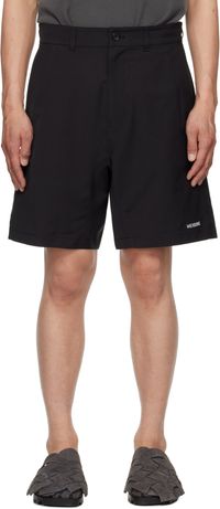 We11done Black Classic Shorts
