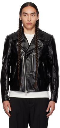 OUR LEGACY Black Hellraiser Leather Jacket