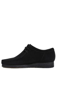 Clarks Suede Wallabee Shoes Black 8.5