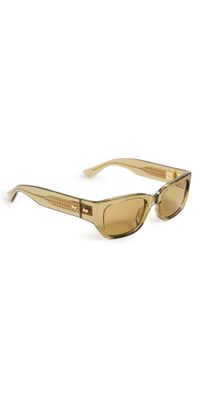 Bottega Veneta BV1400S Sunglasses Yellow-Yellow-Brown One Size