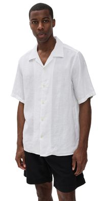 NN07 Julio Linen Camp Shirt White XL
