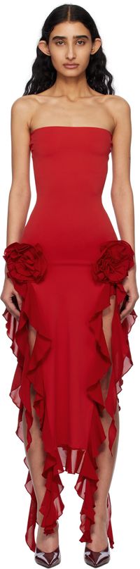 Fancì Club Robe longue de soirée 'The Thieves' rouge
