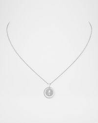 Lucky Move 18k White Gold Diamond Necklace