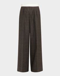 Elia Plaid Italian Wool Trousers
