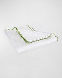 Classic Chain Scallop Matelasse King Coverlet