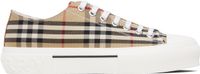 Burberry Beige Check Sneakers