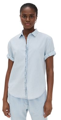 XIRENA Channing Shirt Air Blue S