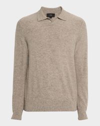 Men's Boiled Cashmere Polo Shirt