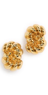 Julietta Loulou Earrings Gold One Size