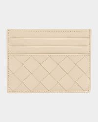 Intrecciato Leather Card Holder