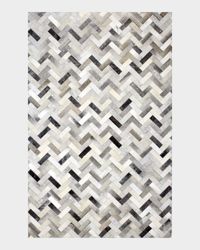 Quentin Hand-Stitched Hair on Hide Rug, 9' x 12'