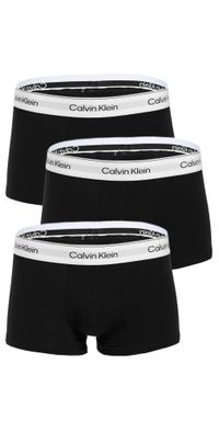 Calvin Klein Underwear Icon Cotton Stretch Low Rise Trunks 3 Pack Black M