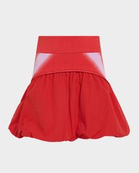 Clivia Bubble-Hem Mini Skirt