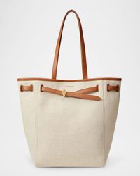 Dash Canvas & Leather North-South Tote Bag
