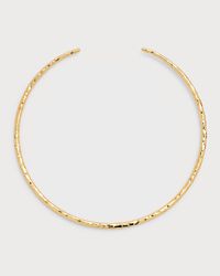 Hammered Gold Collar