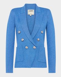 Kenzie Metallic Knit Blazer