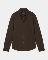 Men's Vincent Tech Pique Button-Front Shirt