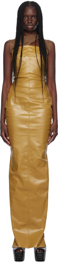 Rick Owens Robe de soirée de style bustier brun clair - Porterville