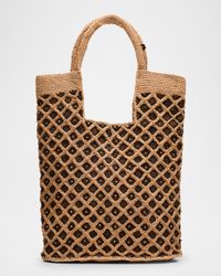 Kifafa Vakona Beaded Woven Shopper Tote Bag