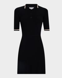 Short-Sleeve Mini Polo Dress