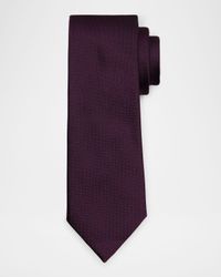 Men's Tonal Micro-Grid Tie