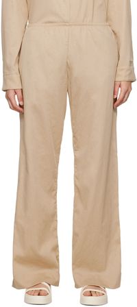 LESET Beige Yoko Pocket Trousers